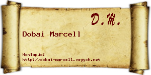 Dobai Marcell névjegykártya